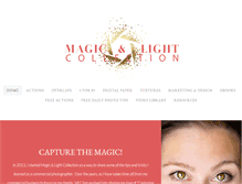 Tablet Screenshot of magicandlightcollection.com